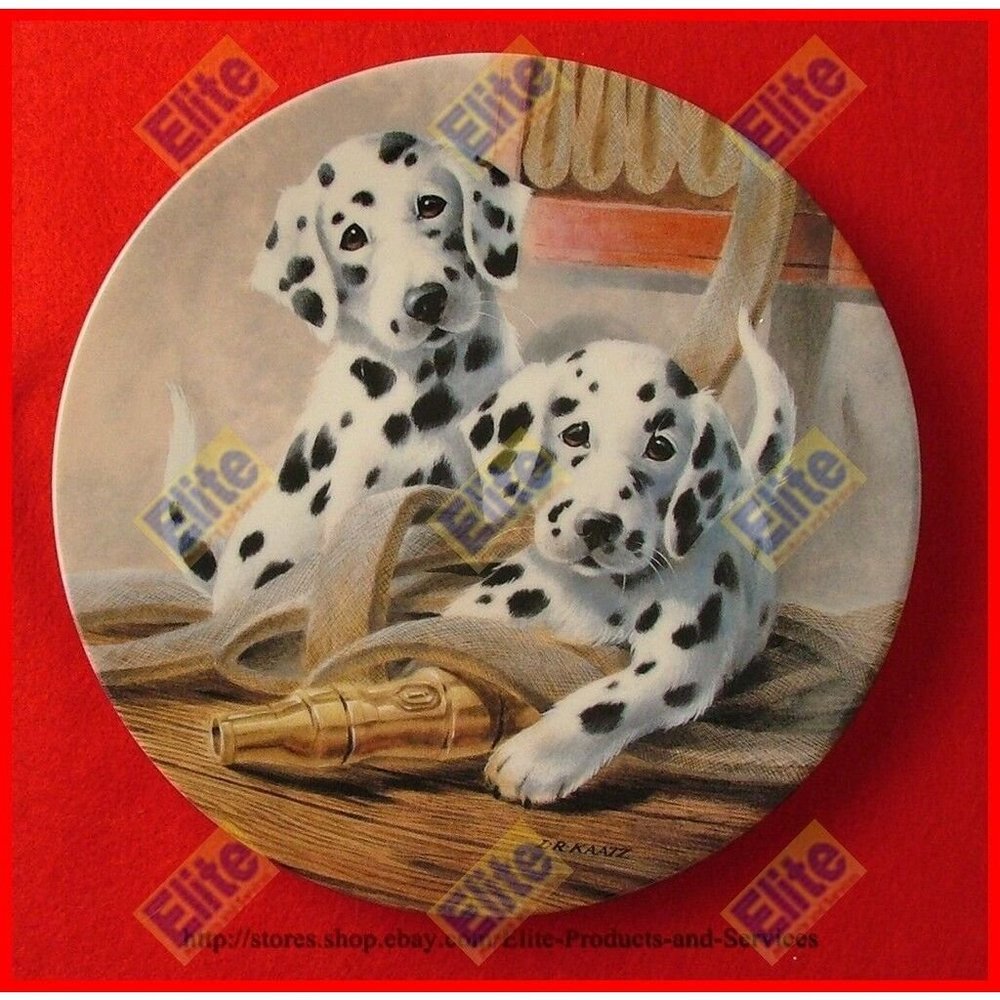 Its a Dogs Life "We've Been Spotted" Collectors Plate by Knowles